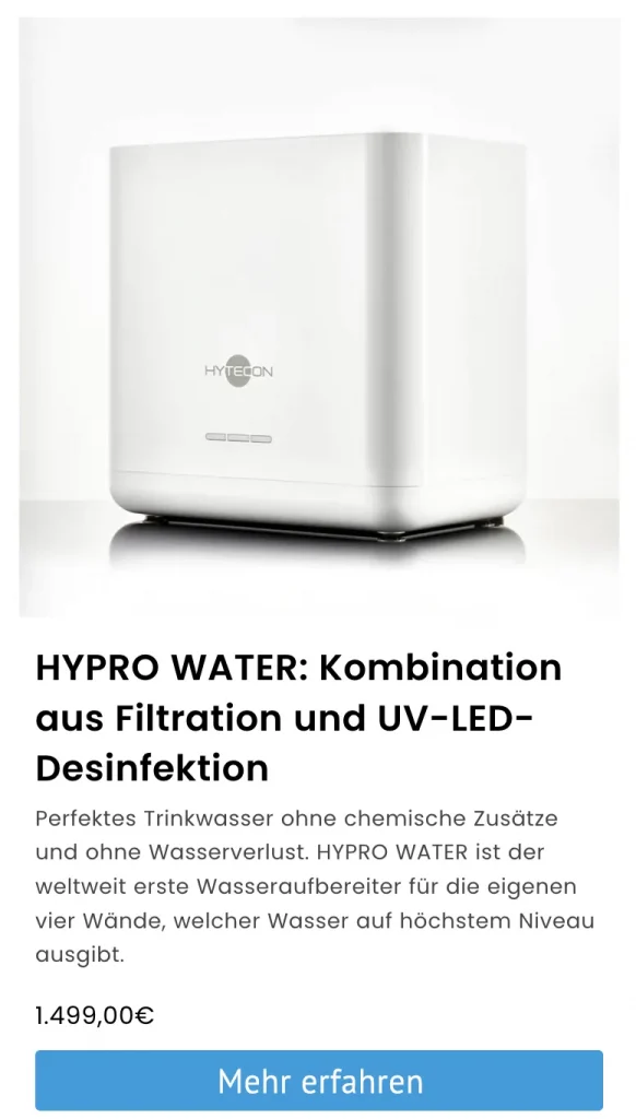 Hytecon Hypro Water - Wasserfilter